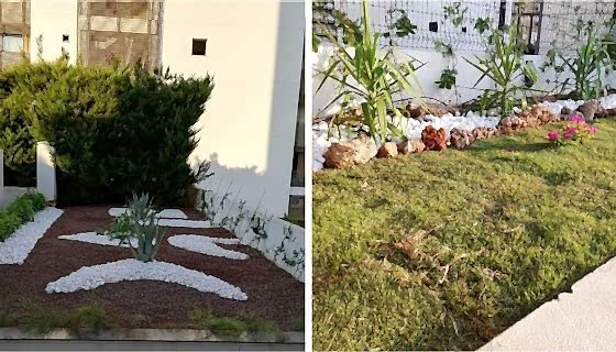 Lara Corner Residance Bahçe Peyzaj Çalışması