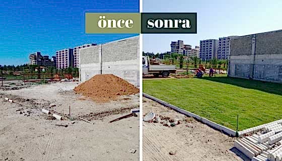Lara Go Go Spor Bahçe Peyzaj projesini tamamladık